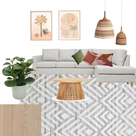 Globally Inspired Living Room Interior Design Mood Board by Her Hands on Style Sourcebook