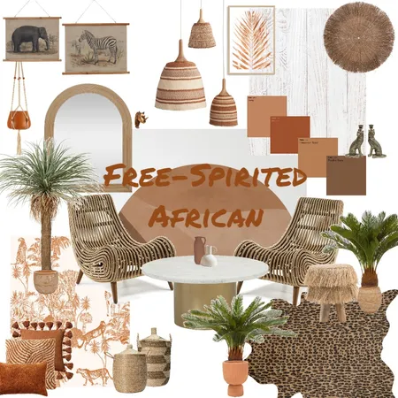 Free-Spirited African Interior Design Mood Board by Jess. on Style Sourcebook