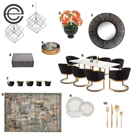 DINING ROOM 6 Interior Design Mood Board by Zamazulu on Style Sourcebook