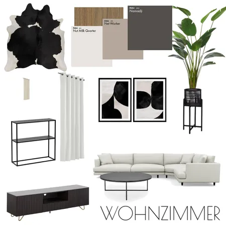 Wohnzimmer Interior Design Mood Board by INTERIORbyJ on Style Sourcebook