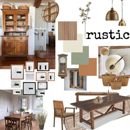 rustic Interior Design Mood Board by ashleyrosebarbush on Style Sourcebook