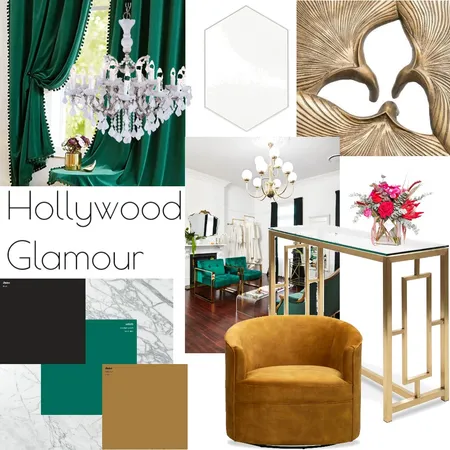 Hollywood Glam Moodboard Interior Design Mood Board by amyjones93 on Style Sourcebook