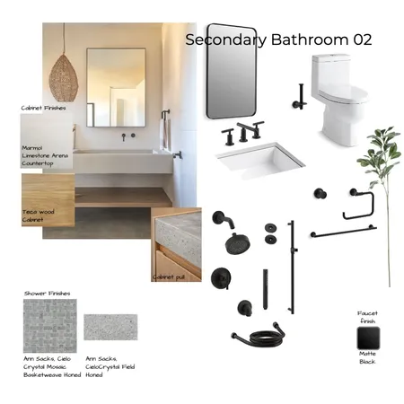 Bathrooms 02 Interior Design Mood Board by Noelia Sanchez on Style Sourcebook