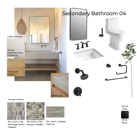 Bathrooms 04 Interior Design Mood Board by Noelia Sanchez on Style Sourcebook