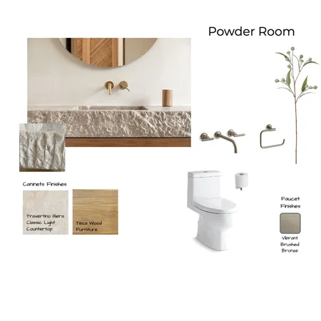 Powder Room Interior Design Mood Board by Noelia Sanchez on Style Sourcebook