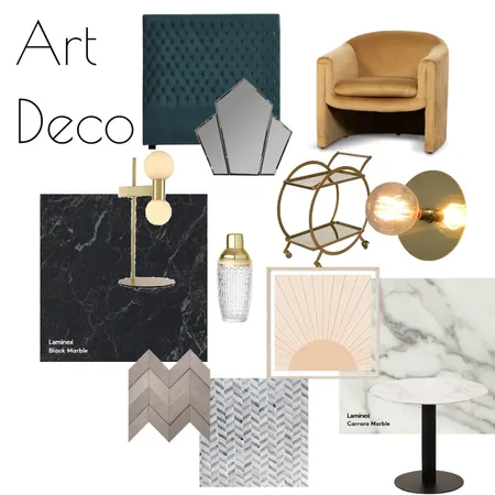 Art Deco Interior Design Mood Board by eloisesmith on Style Sourcebook