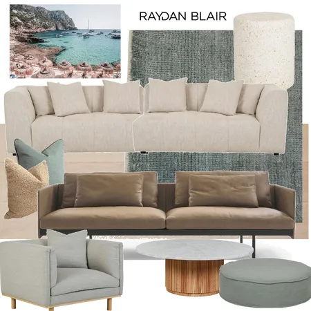 living with leather combo Interior Design Mood Board by RAYDAN BLAIR on Style Sourcebook