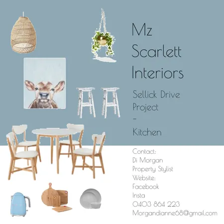 Sellick Drive Project Interior Design Mood Board by Mz Scarlett Interiors on Style Sourcebook