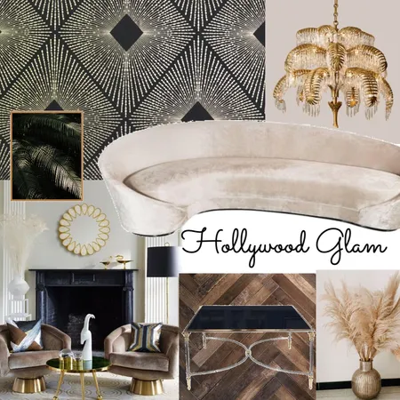 Hollywood Glam 2 Interior Design Mood Board by AutumnKohlDesign on Style Sourcebook