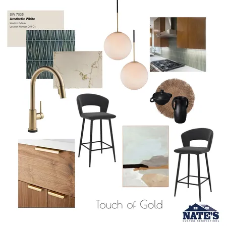 Touch of Gold Interior Design Mood Board by lincolnrenovations on Style Sourcebook