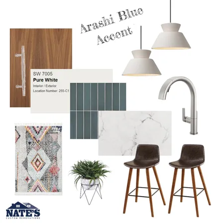 Arashi Blue Accent Interior Design Mood Board by lincolnrenovations on Style Sourcebook