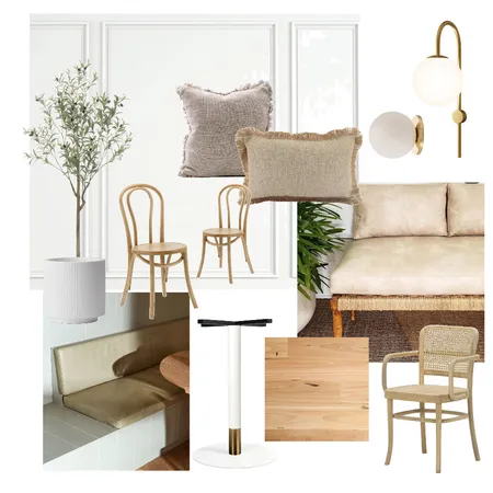 Cafe Seating area Interior Design Mood Board by connieguti on Style Sourcebook