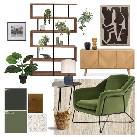 Mid Century Modern Living Room Interior Design Mood Board by Interiors by Tatiana Depaynos on Style Sourcebook
