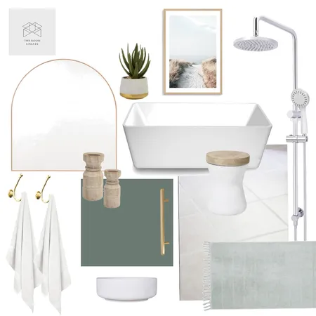 Kingsley Master Bath 2 Interior Design Mood Board by The Room Update on Style Sourcebook
