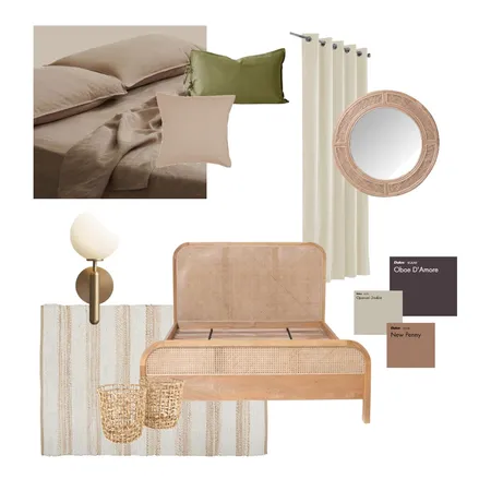 Boho Bedroom Interior Design Mood Board by Mary Saldevar on Style Sourcebook