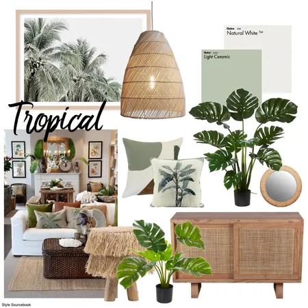 Tropical Interiors Interior Design Mood Board by Brie on Style Sourcebook