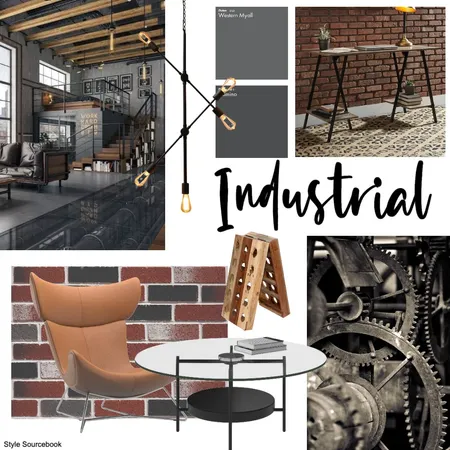 Industrial Interiors Interior Design Mood Board by Brie on Style Sourcebook