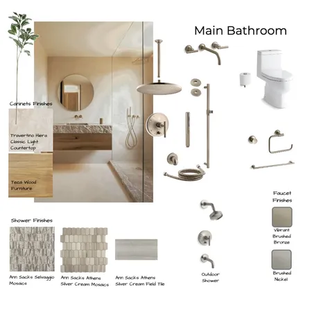24E Main Bathroom.5 Interior Design Mood Board by Noelia Sanchez on Style Sourcebook