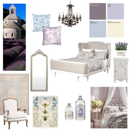 French Provincial Bedroom Interior Design Mood Board by sunnshine on Style Sourcebook