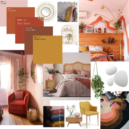 emma's retro room Interior Design Mood Board by ashleyrosebarbush on Style Sourcebook