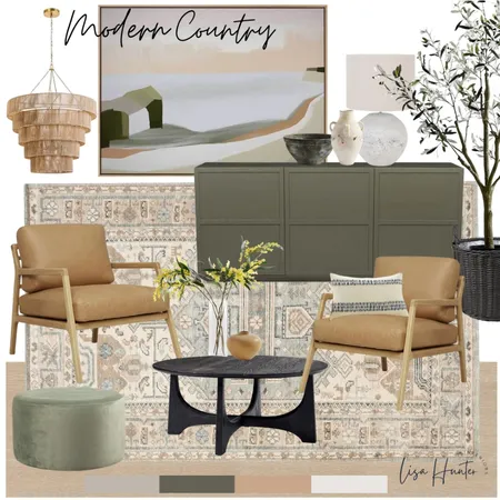 Modern Country - Mid Century Interior Design Mood Board by Lisa Hunter Interiors on Style Sourcebook
