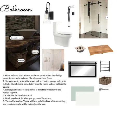 Rustic Bath Interior Design Mood Board by Christine Bilan on Style Sourcebook