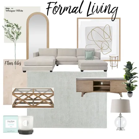 Formal Living Interior Design Mood Board by georgiacasey on Style Sourcebook
