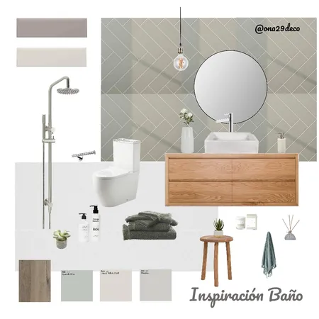 Baño Nórdico Soft1 Interior Design Mood Board by ona29deco on Style Sourcebook