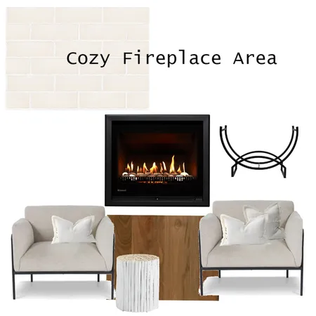 Fireplace Area Interior Design Mood Board by alicegumbley on Style Sourcebook