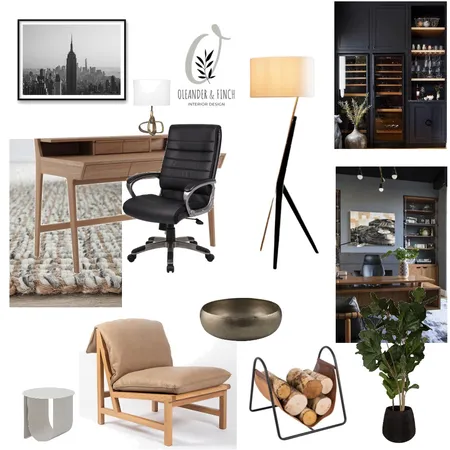 Northbridge home office Interior Design Mood Board by Oleander & Finch Interiors on Style Sourcebook