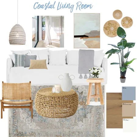 Coastal Living Room Interior Design Mood Board by jessicabourque on Style Sourcebook