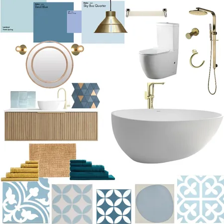 Beachy bathroom Interior Design Mood Board by sarabrawley74 on Style Sourcebook