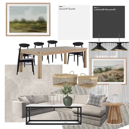 Living Dining Interior Design Mood Board by CelesteJ on Style Sourcebook