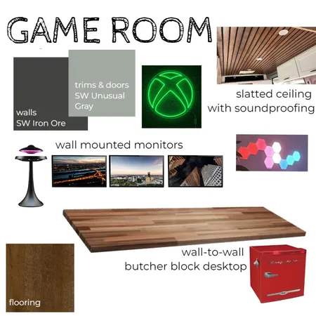 Tucker St Game Room Interior Design Mood Board by janiehachey on Style Sourcebook