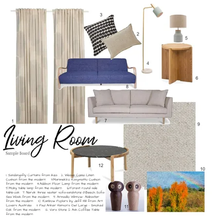 Living room Interior Design Mood Board by sukanyabbrj on Style Sourcebook