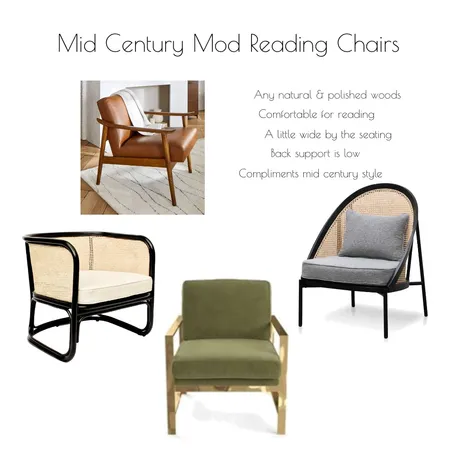 Reading Chairs Interior Design Mood Board by decorate with sam on Style Sourcebook
