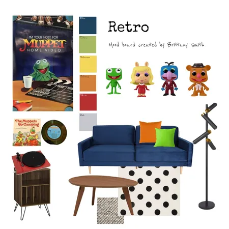 Retro V7 Interior Design Mood Board by brittanysmithfroese on Style Sourcebook