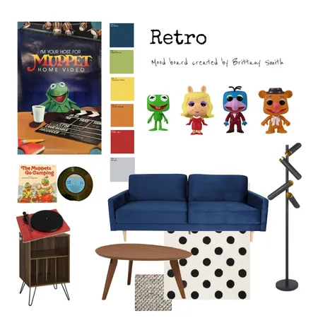Retro V8 Interior Design Mood Board by brittanysmithfroese on Style Sourcebook