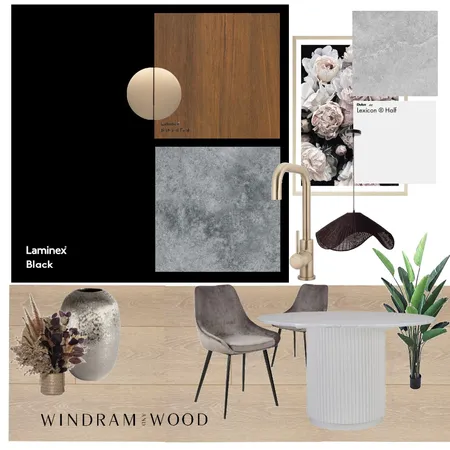 Dark Neutral Kitchen Interior Design Mood Board by Windram and Wood on Style Sourcebook