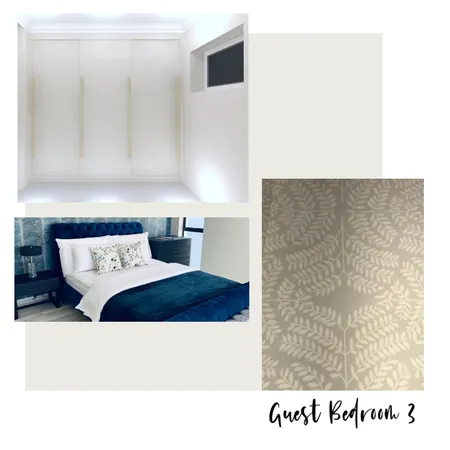 Guest Bedroom 3 Interior Design Mood Board by Nadine Meijer on Style Sourcebook