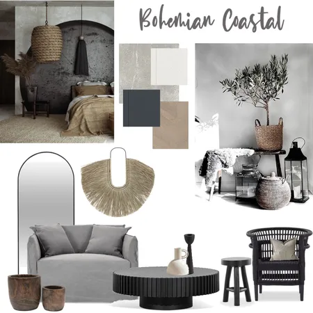 Bohemian Coastal Interior Design Mood Board by AmberShirley on Style Sourcebook