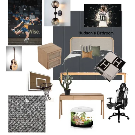 Hudson's Bedroom Interior Design Mood Board by CarissaBrown on Style Sourcebook