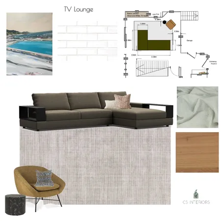 TV Lounge Interior Design Mood Board by CSInteriors on Style Sourcebook