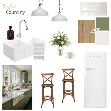 English Country Kitchen Interior Design Mood Board by EbonyPerry on Style Sourcebook
