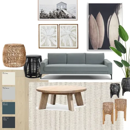 moody coastal Interior Design Mood Board by genevapesce on Style Sourcebook