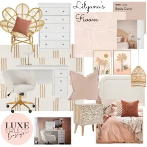 Lilyana's Room - Luxe Boho Interior Design Mood Board by Luxe Style Co. on Style Sourcebook