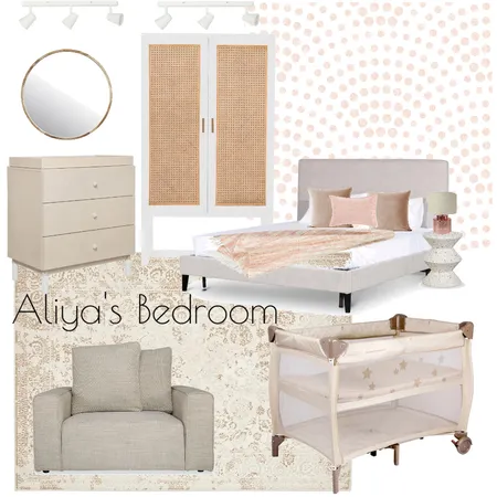 Aliya Chic Bedroom Interior Design Mood Board by celeste on Style Sourcebook