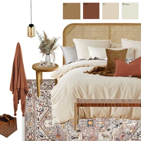 Autumn Hues bedroom Interior Design Mood Board by Baico Interiors on Style Sourcebook