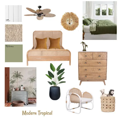 Modern Tropical Interior Design Mood Board by EbonyPerry on Style Sourcebook