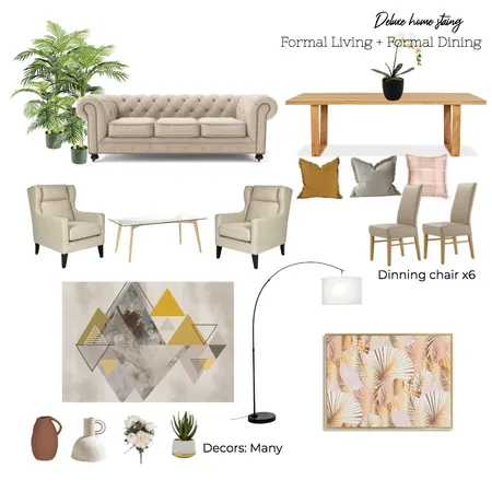 66 Springvale Formal living/dinning Interior Design Mood Board by emmagao0324 on Style Sourcebook